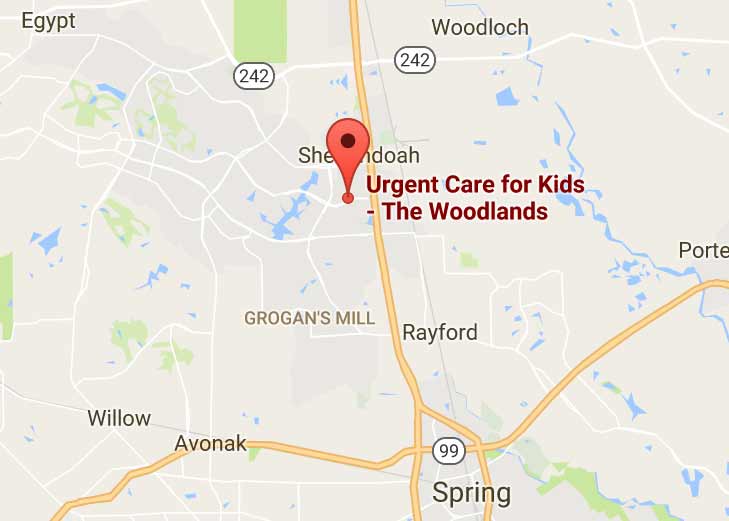  Urgent Care For Kids The Woodlands after hours pediatric urgent care location in The Woodlands, Texas 