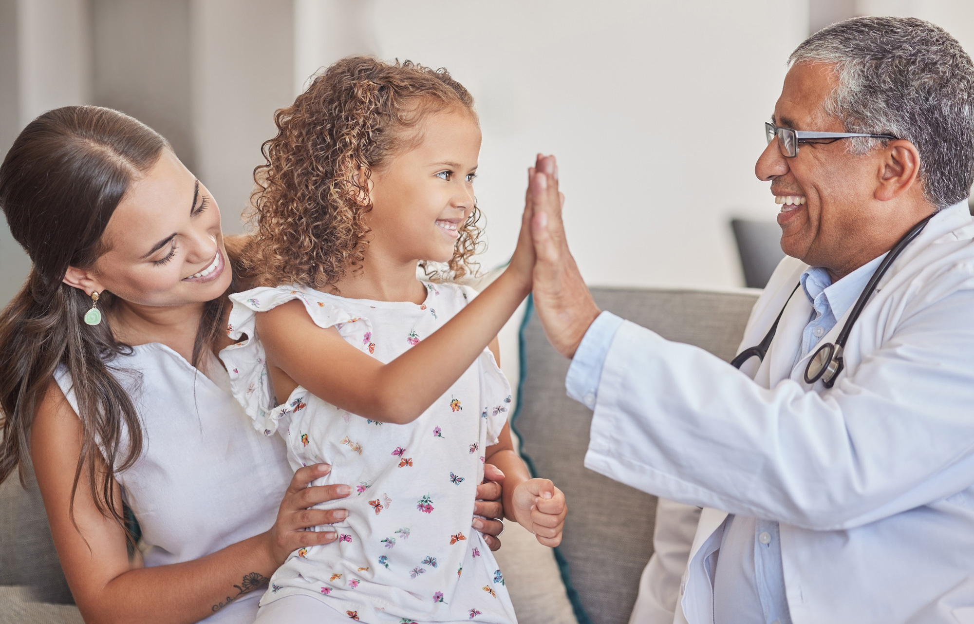 doctor with child patient